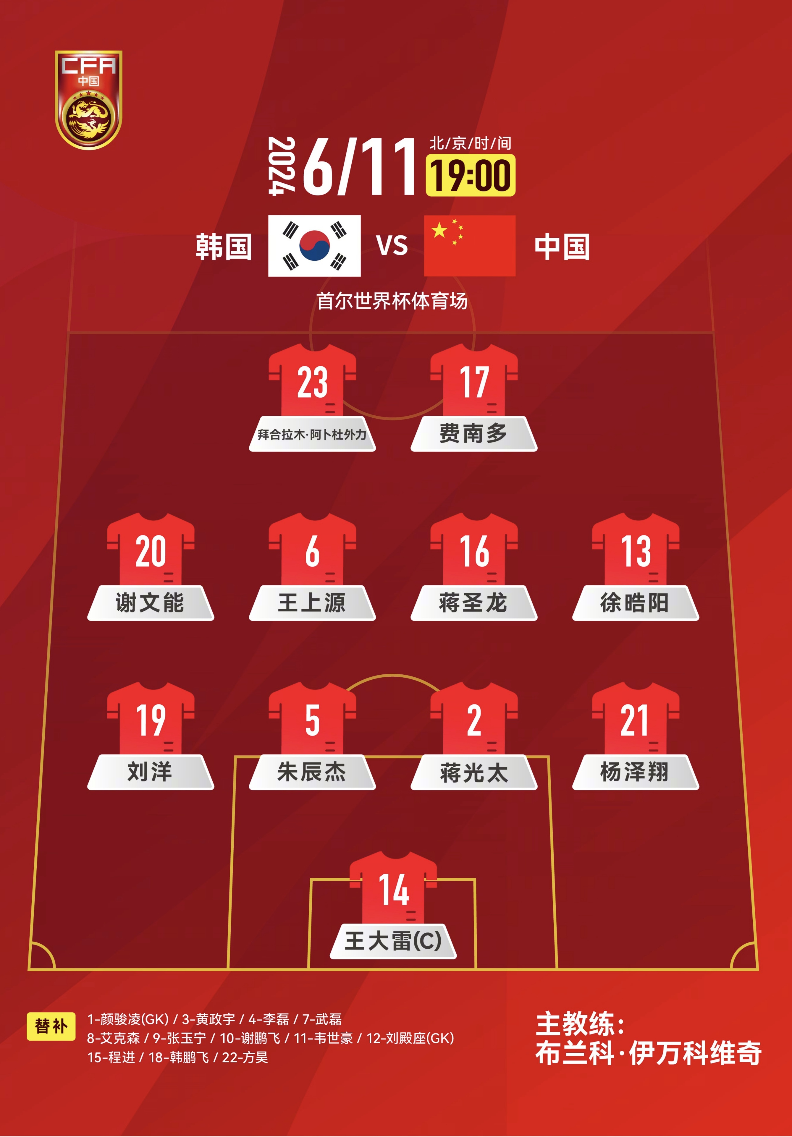 678体育app下载-直播！16点CCTV5国足VS中国香港，赢1-0=5连胜剑指冠军